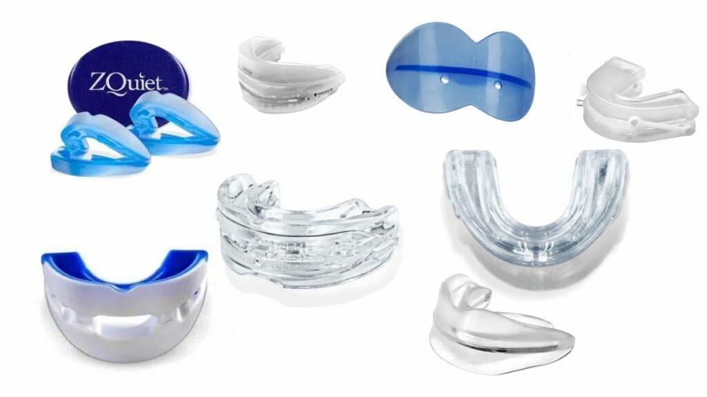 Overview of several anti-snoring mouthpieces